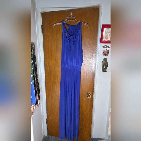 Symphony Royal Blue Sleeveless Wide-Leg Jumpsuit 2XL - Picture 1 of 3